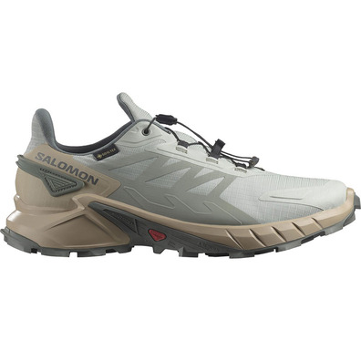 Chaussure Salomon Supercross 4 GTX Beige/Métal
