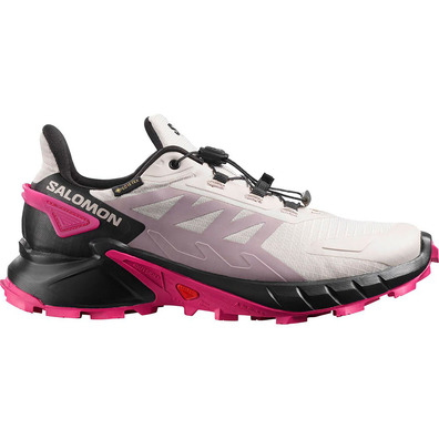 Chaussures Salomon Supercross 4 GTX W Rose/Gris/Noir