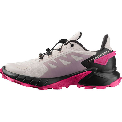 Chaussures Salomon Supercross 4 GTX W Rose/Gris/Noir