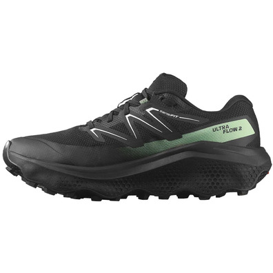 Chaussure Salomon Ultra Flow 2 GTX Noir/Vert