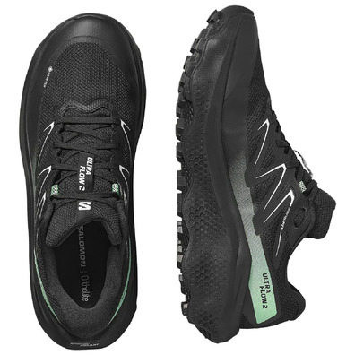 Chaussure Salomon Ultra Flow 2 GTX Noir/Vert