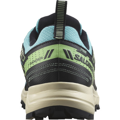 Chaussure Salomon Wander GTX W Bleu/Noir