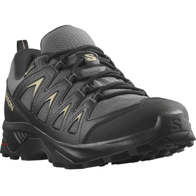 Chaussure Salomon X Braze GTX Gris/Noir/Moutarde