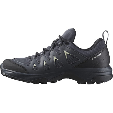 Chaussures Salomon X Braze GTX W Gris/Crème