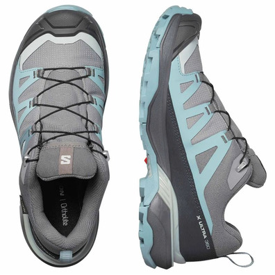 Chaussure Salomon X Ultra 360 GTX W Gris/Bleu