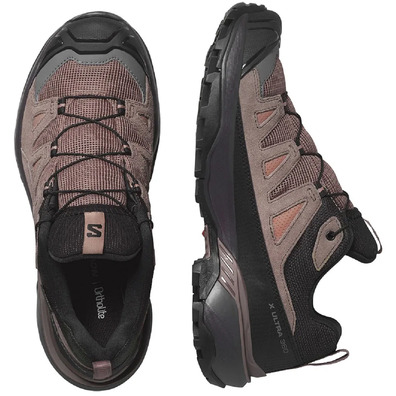 Chaussure Salomon X Ultra 360 Ltr Gtx W Marron