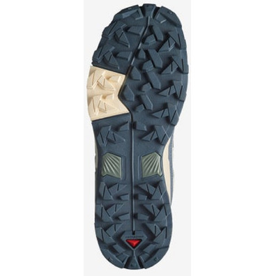 Chaussure de course Salomon X Ultra 5 GTX W Vert/Beige/Gris