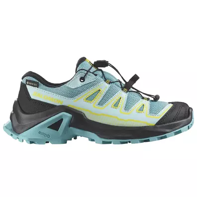 Chaussure Salomon X Ultra GTX J Aquamarine/Vert