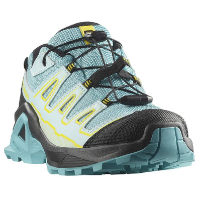 Chaussure Salomon X Ultra GTX J Aquamarine/Vert