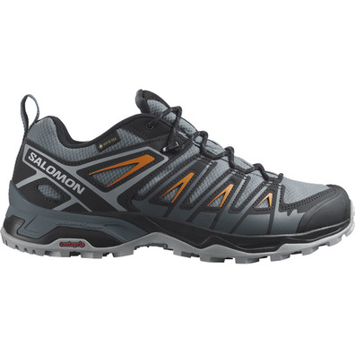 Chaussure Salomon X Ultra Pioneer GTX Gris/Moutarde