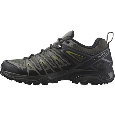 Chaussure Salomon X Ultra Pioneer GTX vert olive