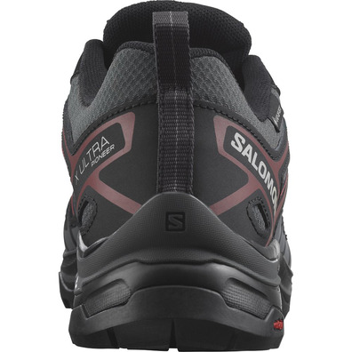 Chaussure Salomon X Ultra Pioneer GTX W Noir/Gris/Rose