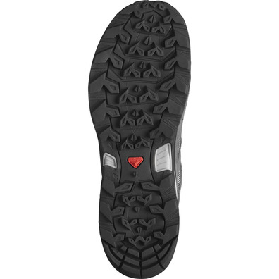 Chaussure Salomon X Ward Leather GTX W Gris/Rose