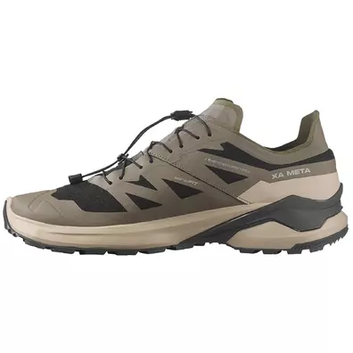 Chaussure Salomon XA Meta GTX fabriquée en France, marron/noir