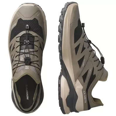 Chaussure Salomon XA Meta GTX fabriquée en France, marron/noir