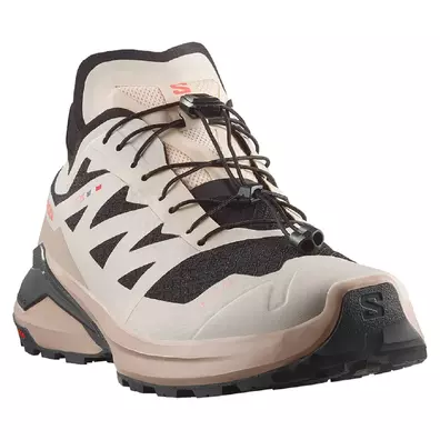 Baskets Salomon XA Meta GTX W fabriquées en France, beige/noir