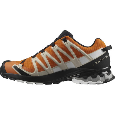 Chaussure Salomon XA PRO 3D v8 GTX Orange / Beige