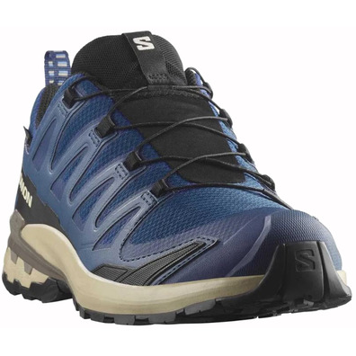 Chaussure Salomon XA PRO 3D V9 GTX Bleu/Beige