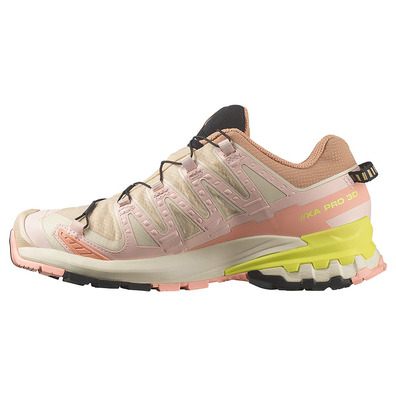 Chaussure Salomon XA PRO 3D V9 W GTX Beige/Rose