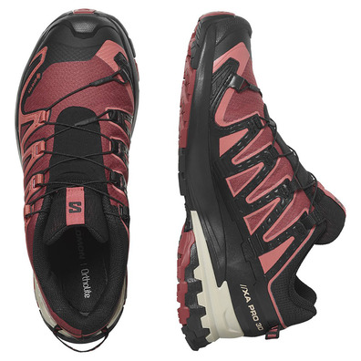 Chaussure Salomon XA PRO 3D V9 W GTX Bordeaux/Noir