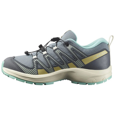 Chaussure Salomon XA PRO V8 WP Gris/Citron vert