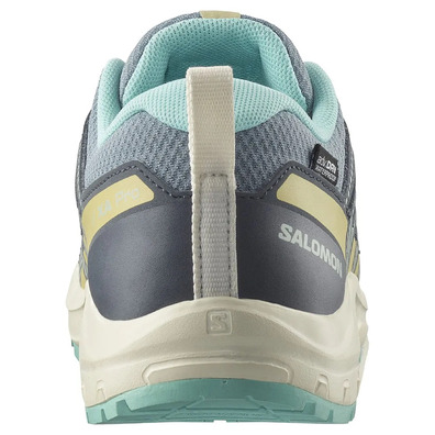 Chaussure Salomon XA PRO V8 WP Gris/Citron vert