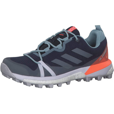 Chaussures Adidas Terrex Skychaser LT GTX W Marine / Orange