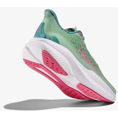 Chaussures Hoka Mach 6 W vertes
