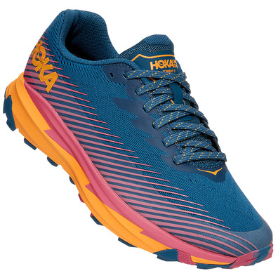 Chaussures Hoka Torrent 2 W Bleu / Fuchsia
