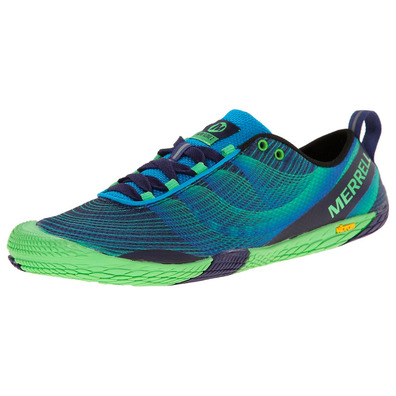 Zapatillas Merrell Vapor Glove 2 Vert/Négro/Azul