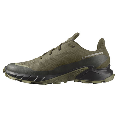 Chaussures Salomon Alphacross 5 GTX vert olive