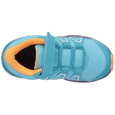 Zapatillas Salomon Speedcross Petit Turquoise/Morado/Naranja