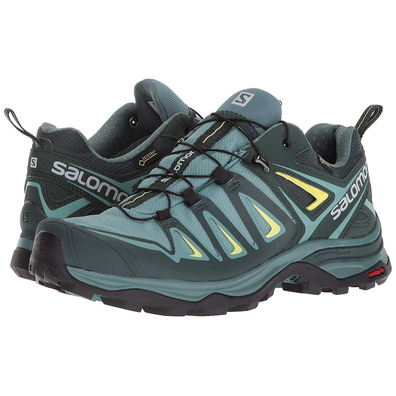 Zapatillas Salomon X Ultra 3 GTX W Vert/Négro/Amarillo