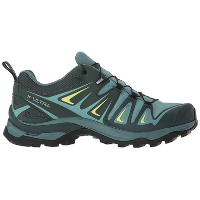 Zapatillas Salomon X Ultra 3 GTX W Vert/Négro/Amarillo