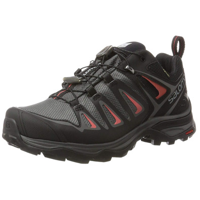 Zapatillas Salomon X Ultra 3 GTX W Noir/Gris/Rosa