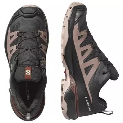 Baskets Salomon X Ultra 360 GTX W Noir/Rose/Moutarde