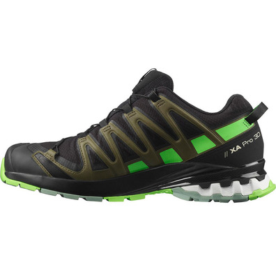 Chaussures Salomon XA PRO 3D V8 GTX Noir/Vert