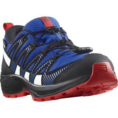 Chaussures Salomon XA PRO V8 CSWP J Bleu/Noir
