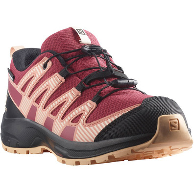 Chaussures De Course Salomon XA PRO V8 CSWP J Fuchsia/Rose