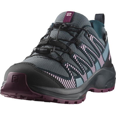 Chaussures De Course Salomon XA Pro V8 CSWP J Gris/Rose