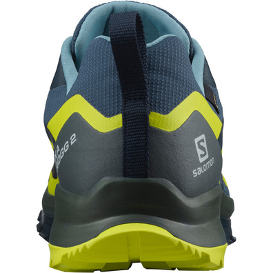 Chaussures Salomon XA ROGG 2 GTX Marine / Lime