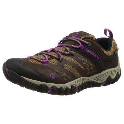 Zapato Merrell All Out Vent de Blaze GTX W Marrón/Ocre/Fucsia