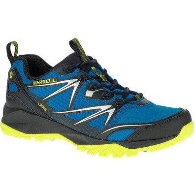 Zapato Merrell Capra Bolt GTX Bleu/Négro/Amarillo