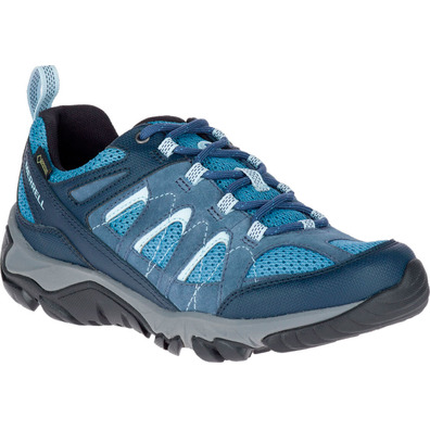 Zapatillas Merrell Vent supérieur GTX W Bleu/Négro