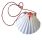 200 pétoncles - Coquilles de pèlerin avec croix