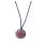 Collier de pétoncles naturels avec Cruz de Santiago