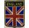 Patch brodé en tissu britannique