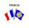 Pin Metal Flag France Way Santiago