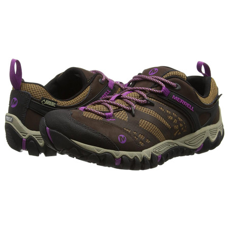 Zapato Merrell All Out Vent de Blaze GTX W Marrón/Ocre/Fucsia