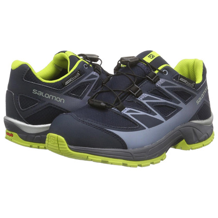 Zapatilla Ailes Salomon CS WP J Marino/Gris/Amarillo